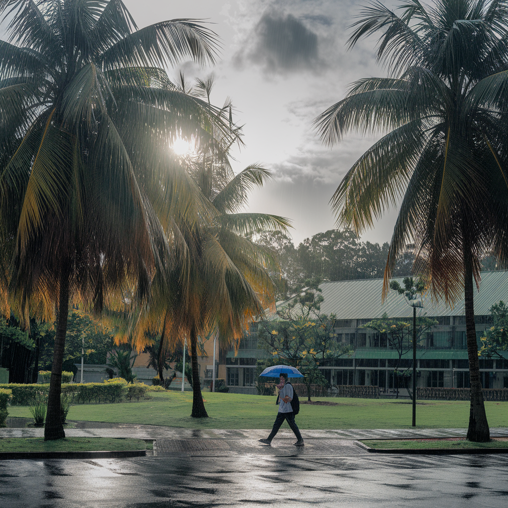 Malaysia has a tropical and humid climate, which may be challenging for new students.