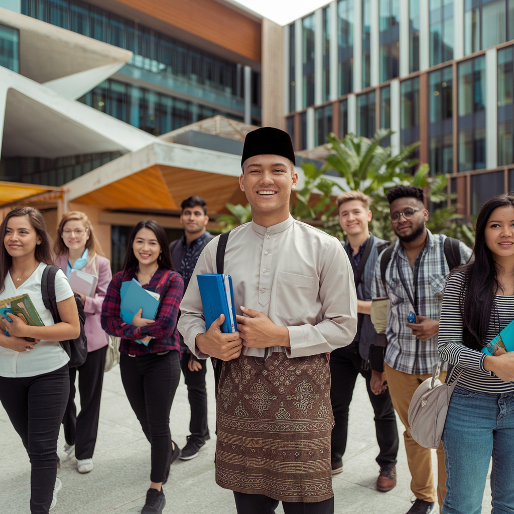 The language of instruction at most universities in Malaysia is English.