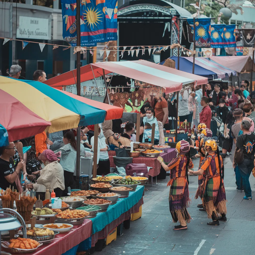 Satay is one of the most famous and popular street foods in Malaysia.